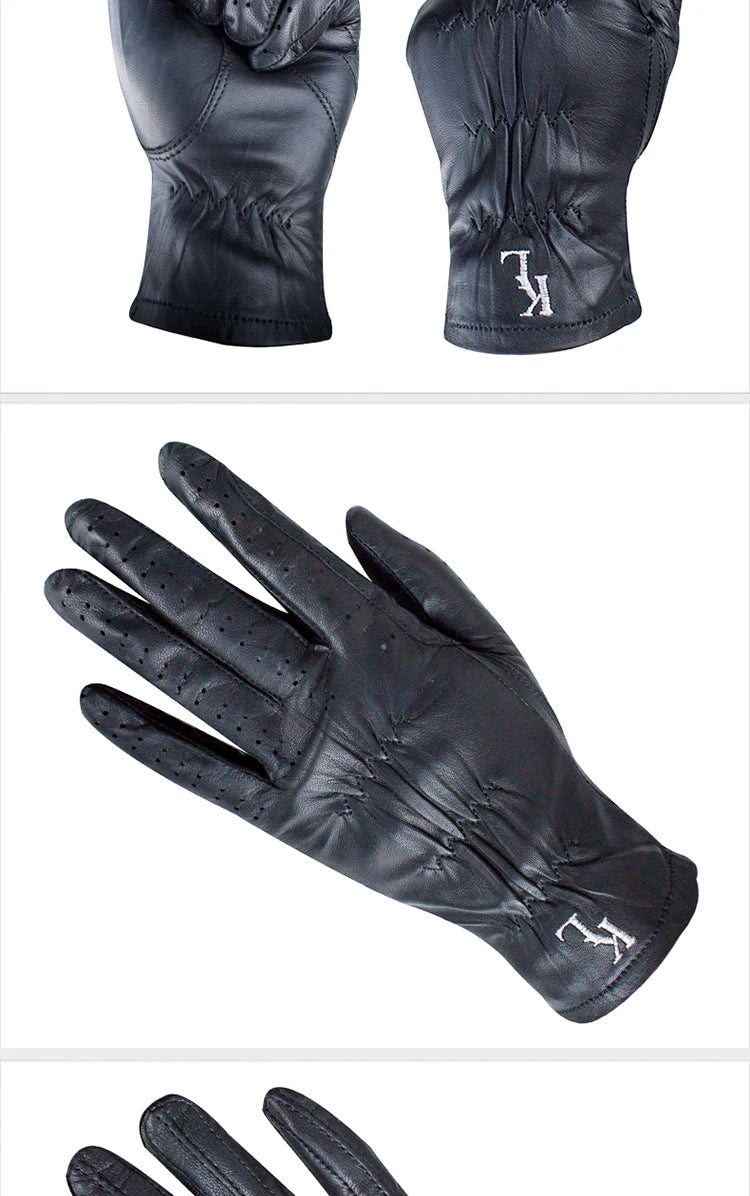 Men's Equestrian Suede Gloves . Ghoddosh 