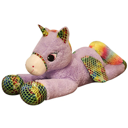 High Quality 90 - 120CM Horse Plush Toys / Stuffed Animal Horsey Gifts