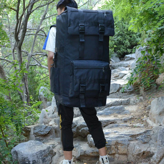 120L Men  Backpack  Large Outdoor   Luggage Tactical Shoulder Bag - Ghoddosh