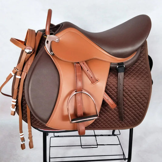 New Integrated Saddle - Double Belly  Riding Special Saddle