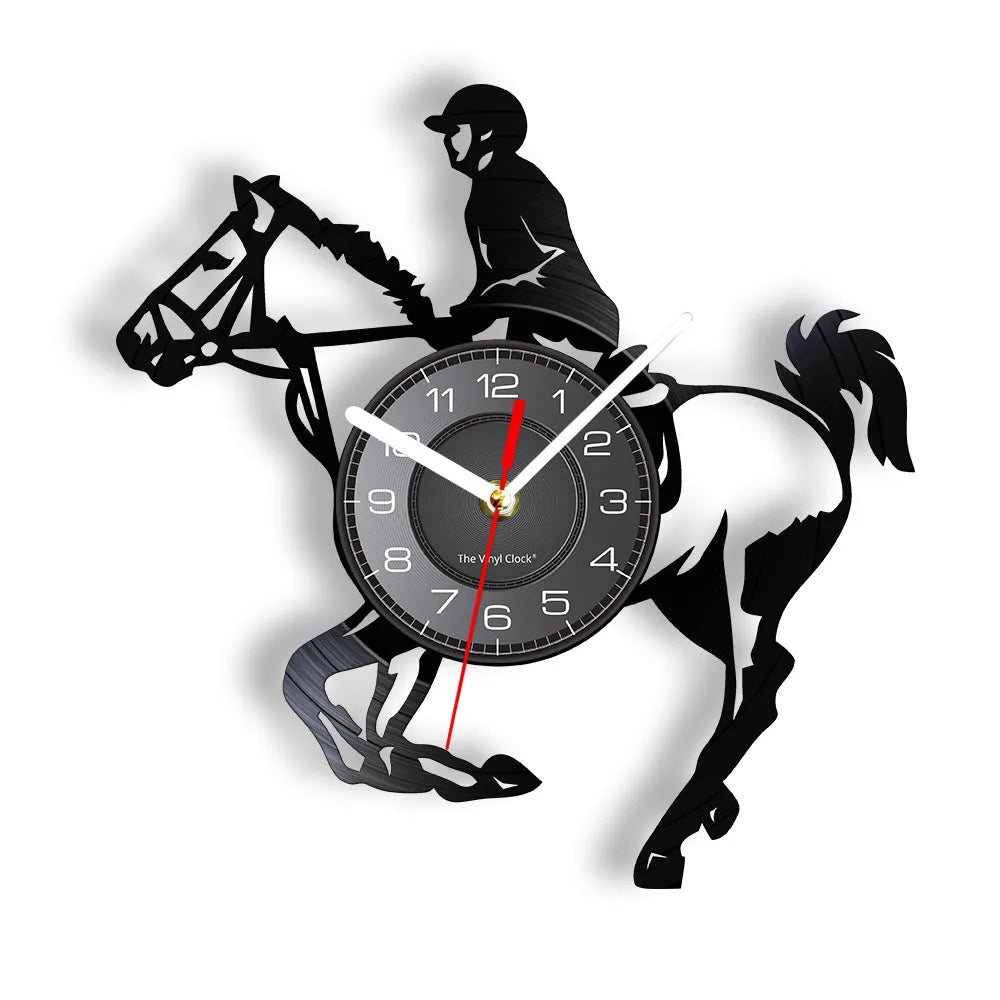 Horseback Riding wall Clock 