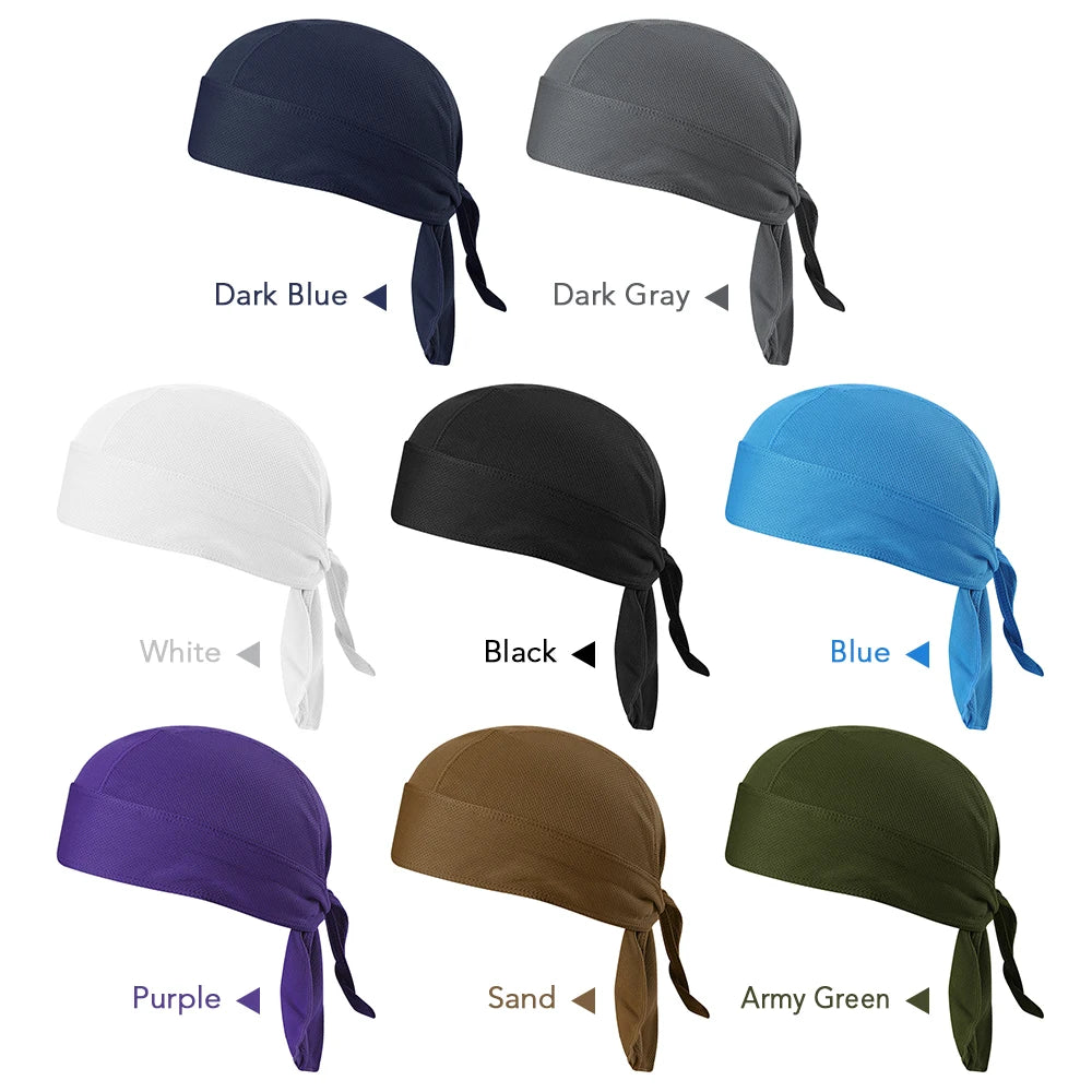 Quick-Dry Cycling Cap Headscarf – Lightweight Summer Bandana for Running & Riding

