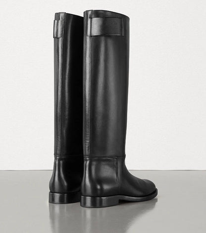 Women Equestrian Knee High Long Boots / Soft Pu Leather  Winter Horse Riding Long Boots @ghoddosh.com