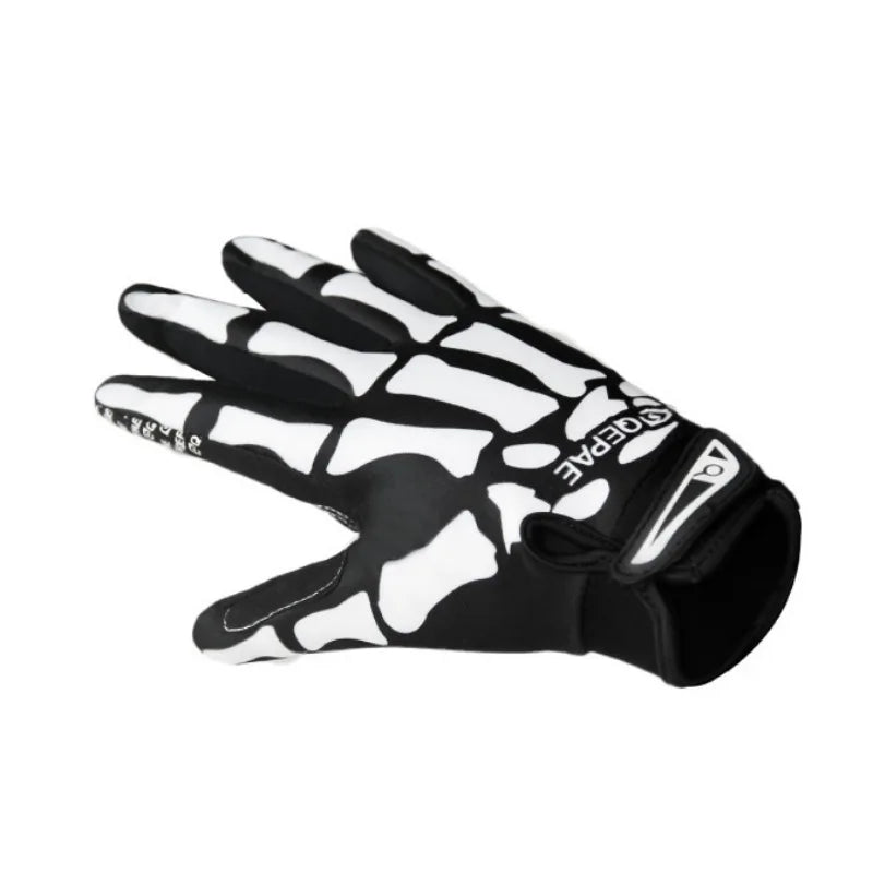 Skull Full Finger Knuckle Anti-slip Gloves . Ghoddosh