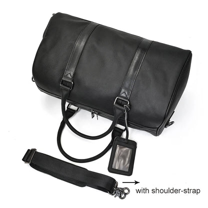 Luxury Genuine cow Leather Equipment Travel Bag - Ghoddosh 