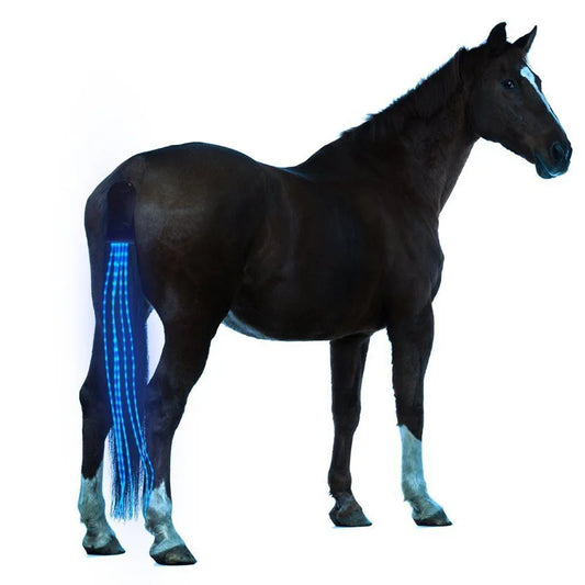 New 100CM Horse Tail USB Lights  / Chargeable LED Crupper Horse Harness