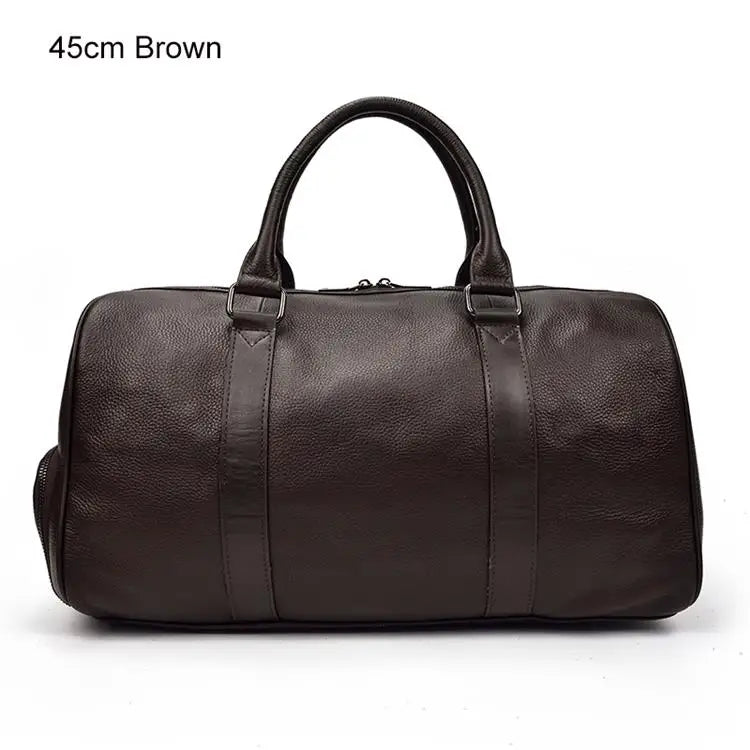 Luxury Genuine cow Leather Equipment Travel Bag - Ghoddosh 