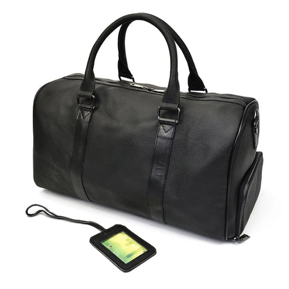 Luxury Genuine cow Leather Equipment Travel Bag - Ghoddosh 
