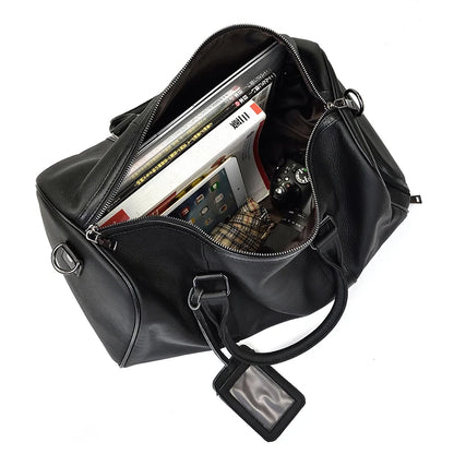 Luxury Genuine cow Leather Equipment Travel Bag - Ghoddosh 