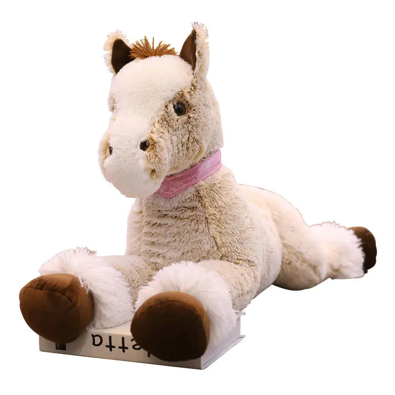High Quality 90 - 120CM Horse Plush Toys / Stuffed Animal Horsey Gifts