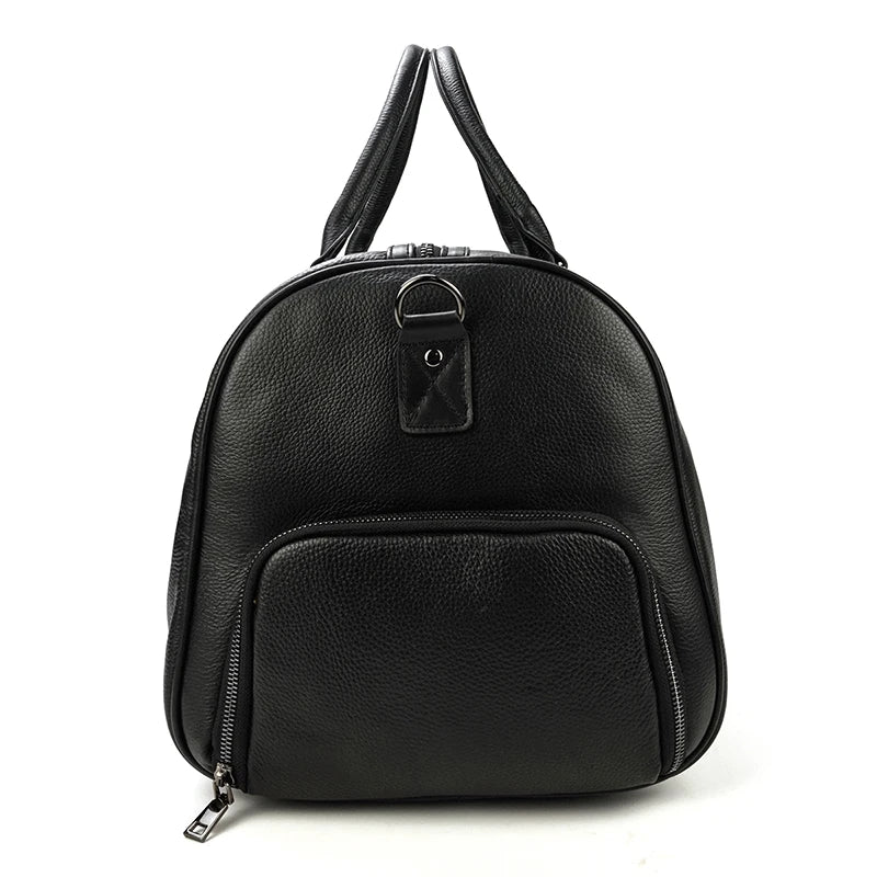 Luxury Genuine cow Leather Equipment Travel Bag - Ghoddosh 