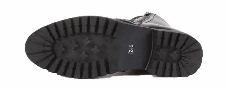 Men's Tall Leather Equestrian Boots – Knee-High Military Parade Riding Footwear @ ghoddosh.com