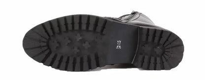 Men's Tall Leather Equestrian Boots – Knee-High Military Parade Riding Footwear @ ghoddosh.com