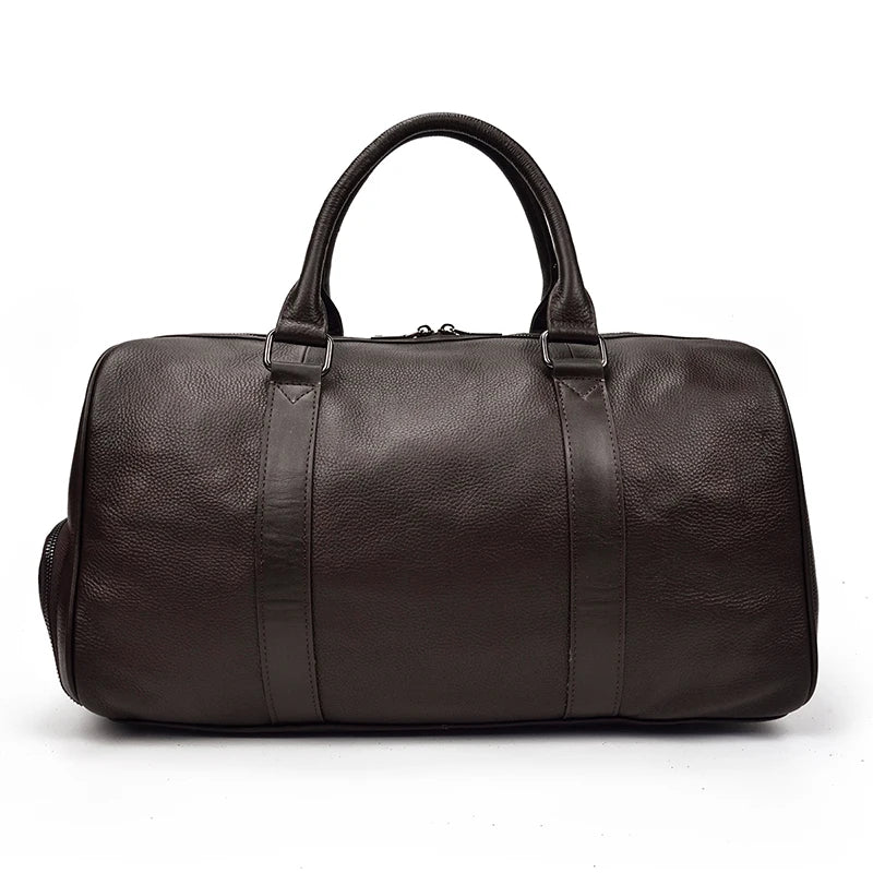Luxury Genuine cow Leather Equipment Travel Bag - Ghoddosh 