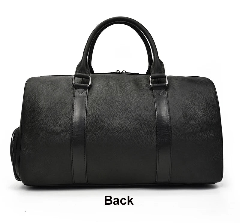 Luxury Genuine cow Leather Equipment Travel Bag - Ghoddosh 