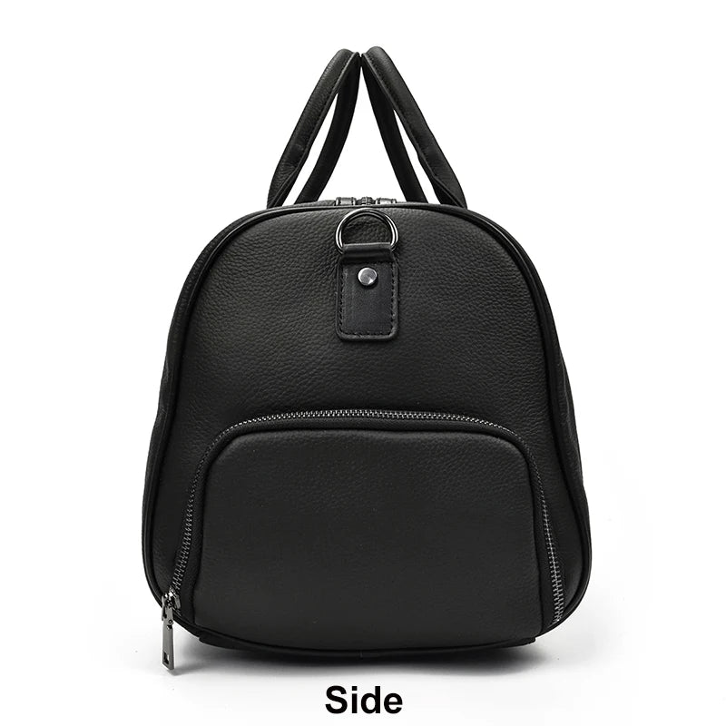 Luxury Genuine cow Leather Equipment Travel Bag - Ghoddosh 
