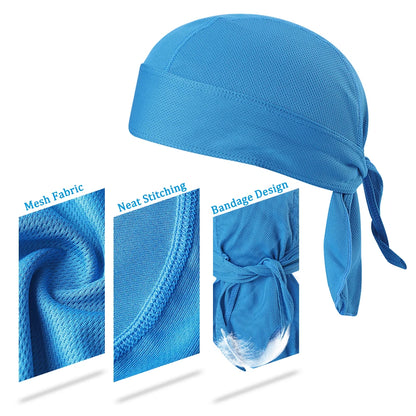 Quick-Dry Cycling Cap Headscarf – Lightweight Summer Bandana for Running & Riding

