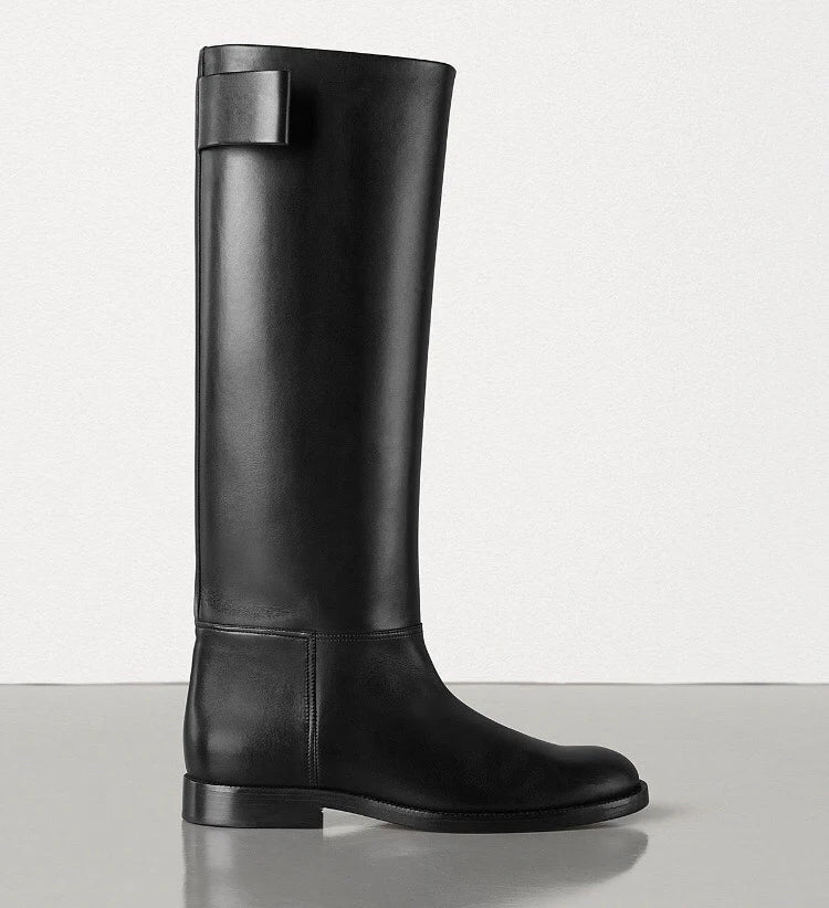 Women Equestrian Knee High Long Boots / Soft Pu Leather  Winter Horse Riding Long Boots @ghoddosh.com