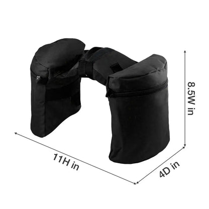 Washable  Saddle Bag Set / Saddle Pouch Practical Pommel Pocket For Long-Distance Riding Trips - Ghoddosh 