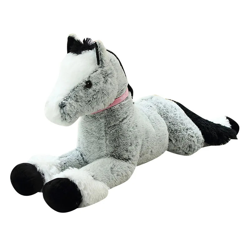 High Quality 90 - 120CM Horse Plush Toys / Stuffed Animal Horsey Gifts