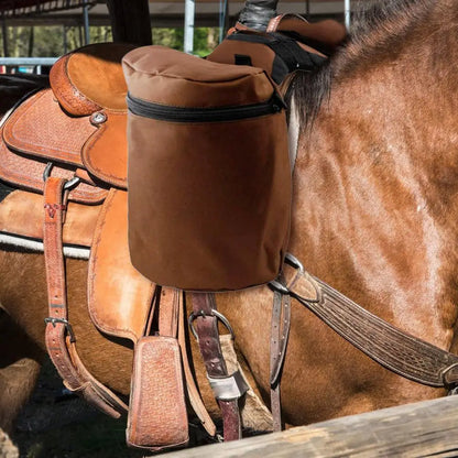 Washable  Saddle Bag Set / Saddle Pouch Practical Pommel Pocket For Long-Distance Riding Trips - Ghoddosh 