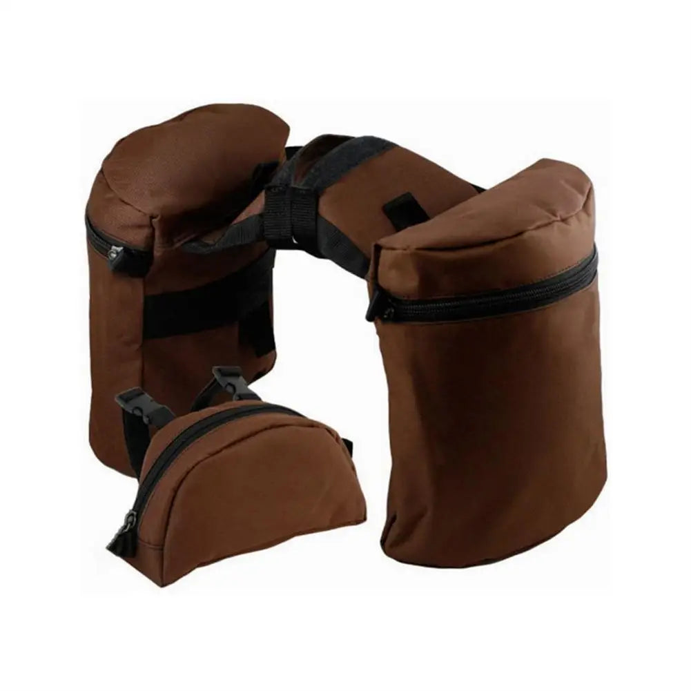 Washable  Saddle Bag Set / Saddle Pouch Practical Pommel Pocket For Long-Distance Riding Trips - Ghoddosh 