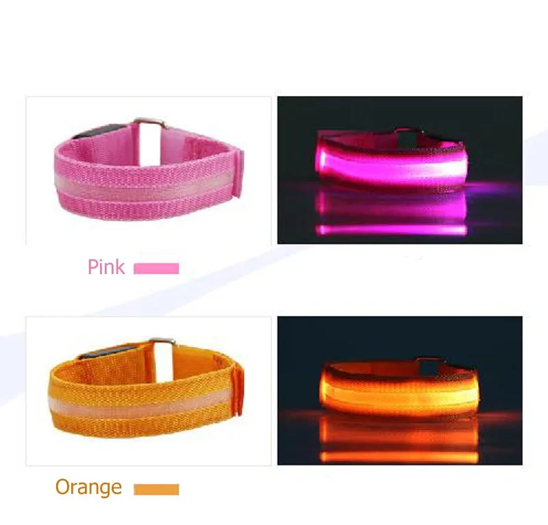 4 pcs set led  Lighting Horse Leg Safety Belt