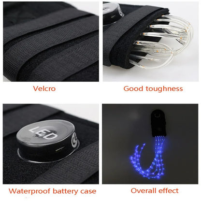 LED Horse Tack for Enhanced Visibility (Legs, Chest, Tail) - Ghoddosh
