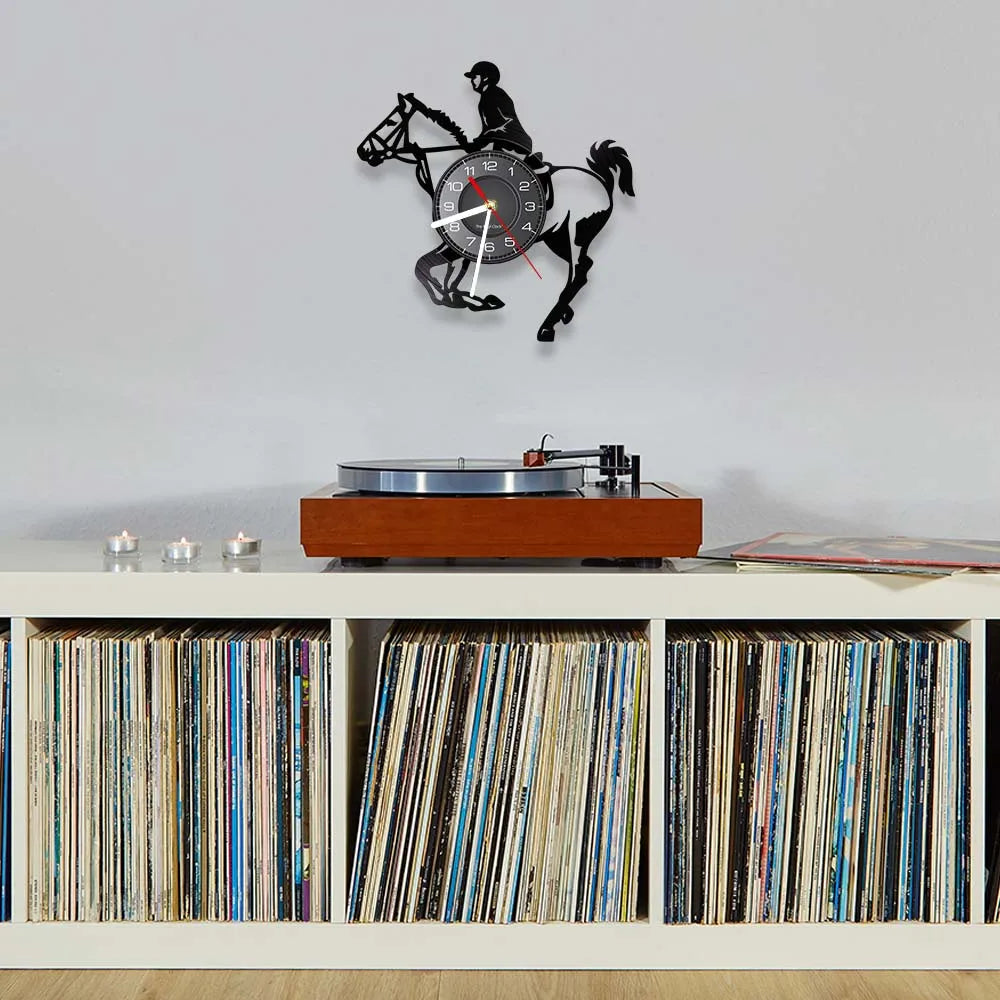Horseback Riding wall Clock 