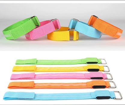 Horse Riding ,4 pcs set led  Lighting Horse Leg Safety Belt
