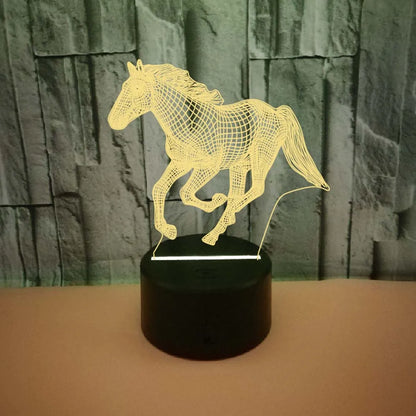 Night Light Horse Table Lamp