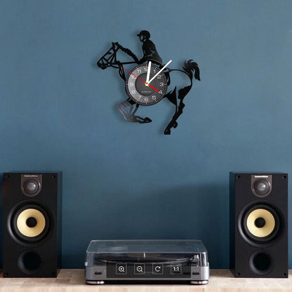 Horseback Riding wall Clock 