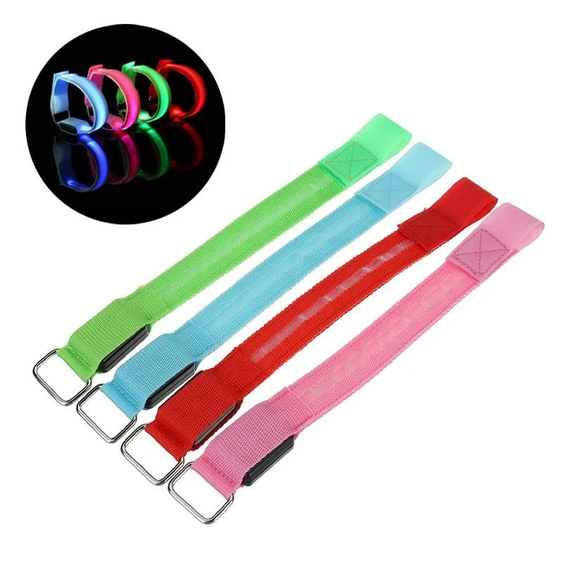 4 pcs set led  Lighting Horse Leg Safety Belt