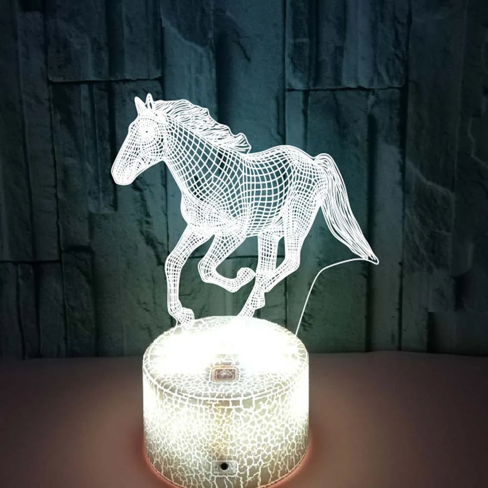 Night Light Horse Table Lamp