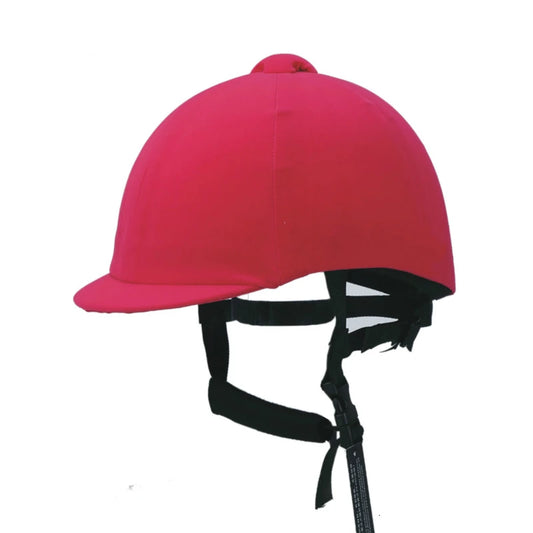 Children’s Velvet Equestrian Helmet – Adjustable ABS Safety Cap for Horse Riding (50–59cm)

