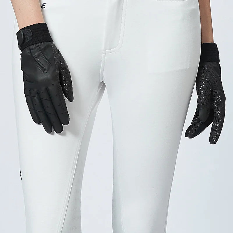 Equestrian  Breathable Training Knight Riding Gloves . Ghoddosh