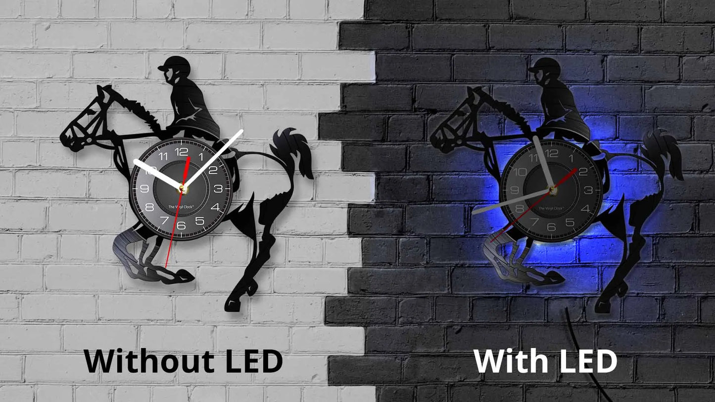 Horseback Riding wall Clock 