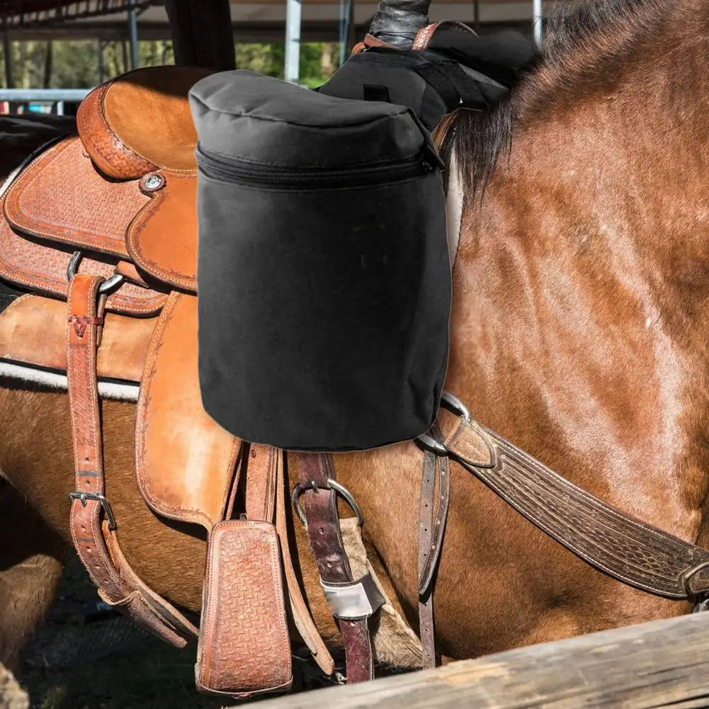 Washable  Saddle Bag Set / Saddle Pouch Practical Pommel Pocket For Long-Distance Riding Trips - Ghoddosh 