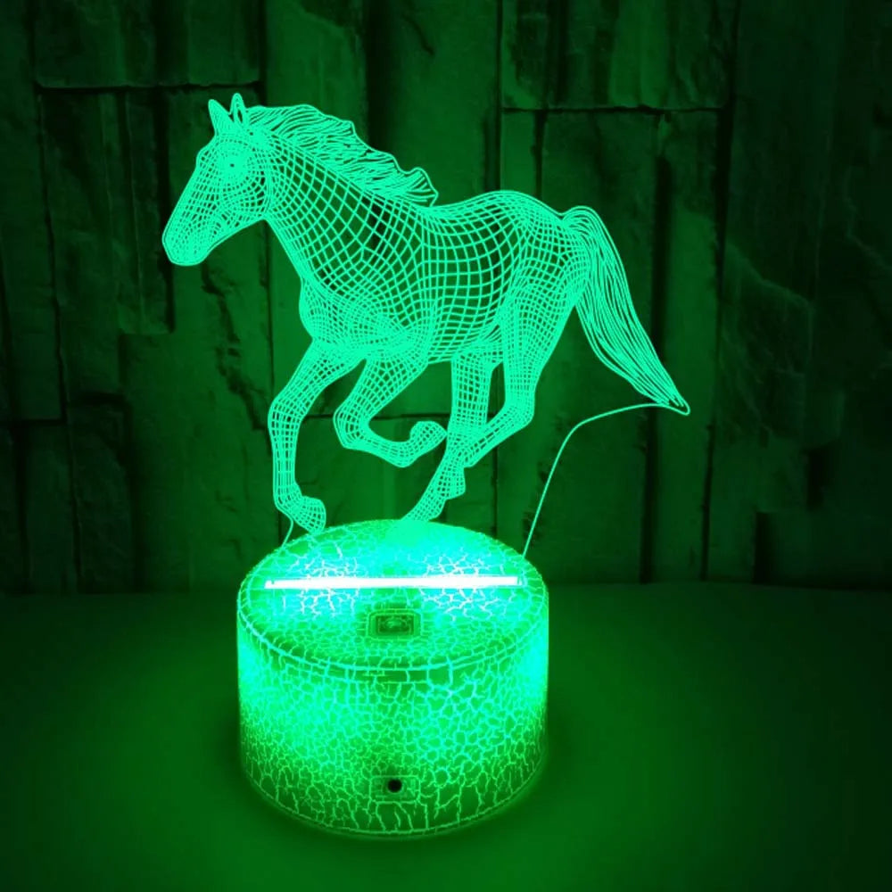 Night Light Horse Table Lamp