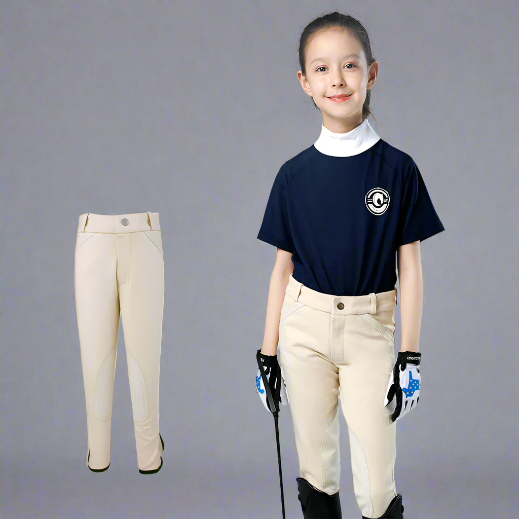 children's breeches, children's riding pants, stretchy, soft and breathable Children's riding equipmenT