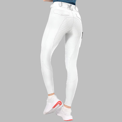 Horse Riding Pants  Women Equestrian  Full Seat Silicone Breeches - Ghoddosh