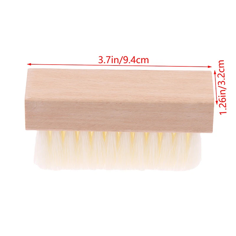 Wooden horse care Hair Polishing And Cleaning Brush