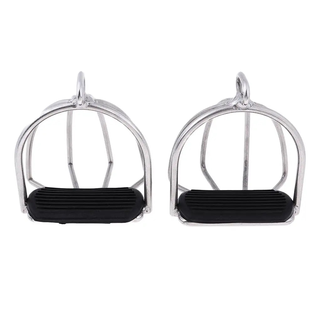 English Style Horse Riding  English Stirrups , Stainless Steel  with Wide Toe Cage . Ghoddosh