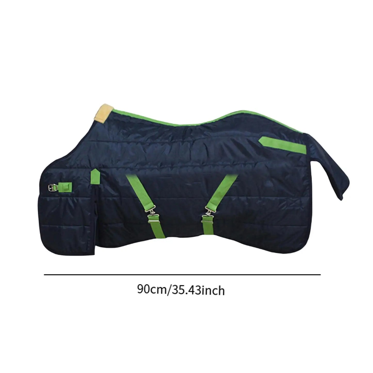Waterproof Oxford Turnout Horse Rug with Tail & Neck Sheet – Windproof Winter Blanket

