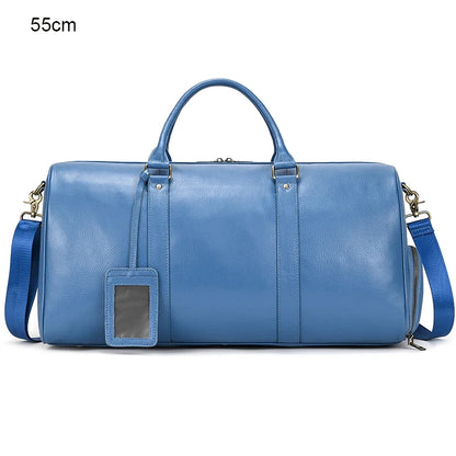 Luxury Genuine cow Leather Equipment Travel Bag - Ghoddosh 