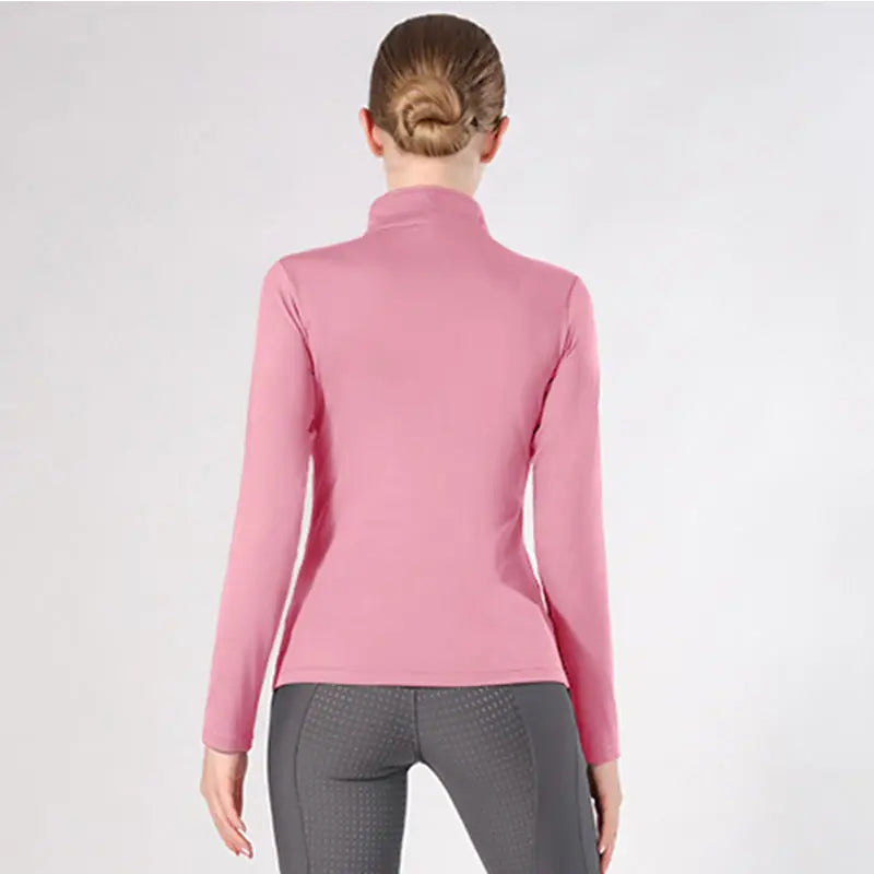 Western Zipper Horseback , Long Sleeve  Equestrian Tops