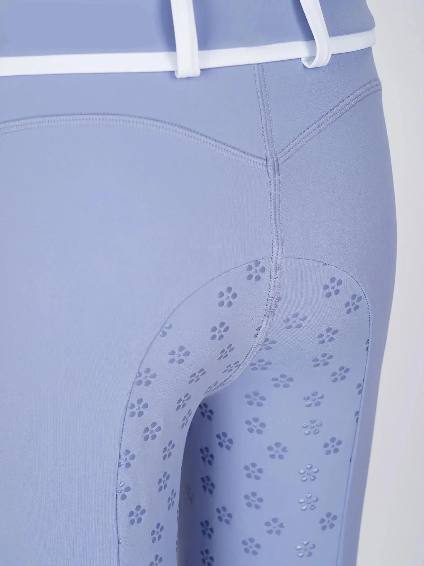 Girls Full Seat Equestrian Leggings  Non-Slip Horse Riding Pants with Pockets 