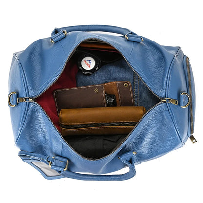 Luxury Genuine cow Leather Equipment Travel Bag - Ghoddosh 
