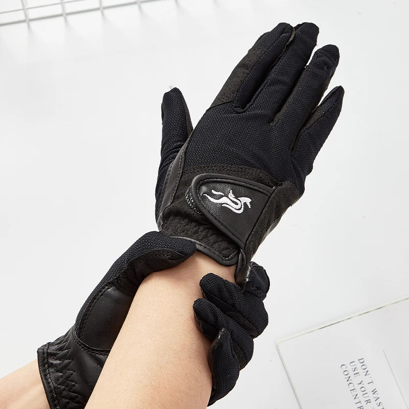 Equestrian gloves , breathable  anti slip  wear-resistant . Ghoddosh 
