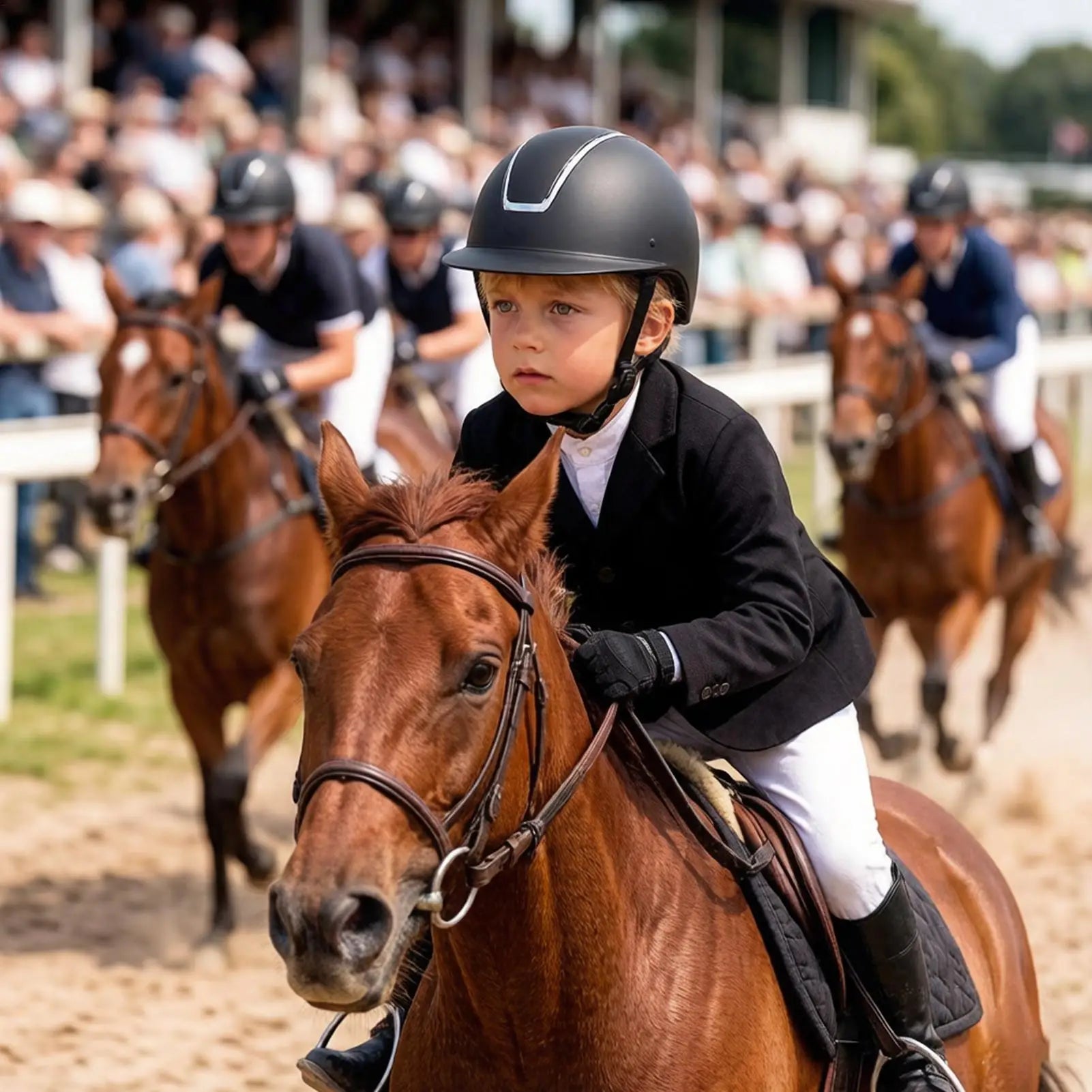 Children’s Equestrian Riding Helmet, Adjustable  Lightweight Horse Riding Cap with Removable Liner for Kids @ ghoddosh.com